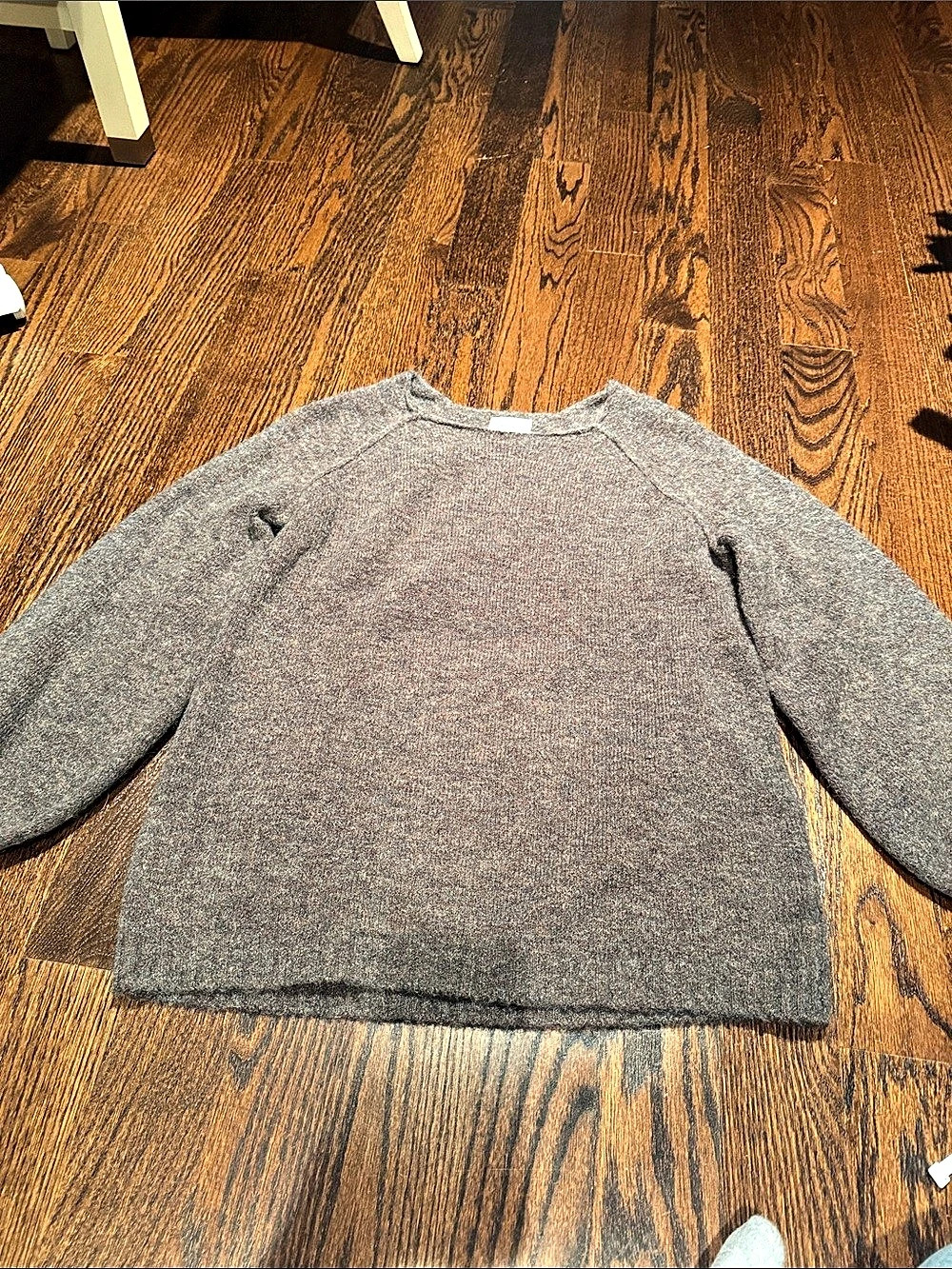 Wilfred Heathered Crew Neck Sweater Gray XXS Like New